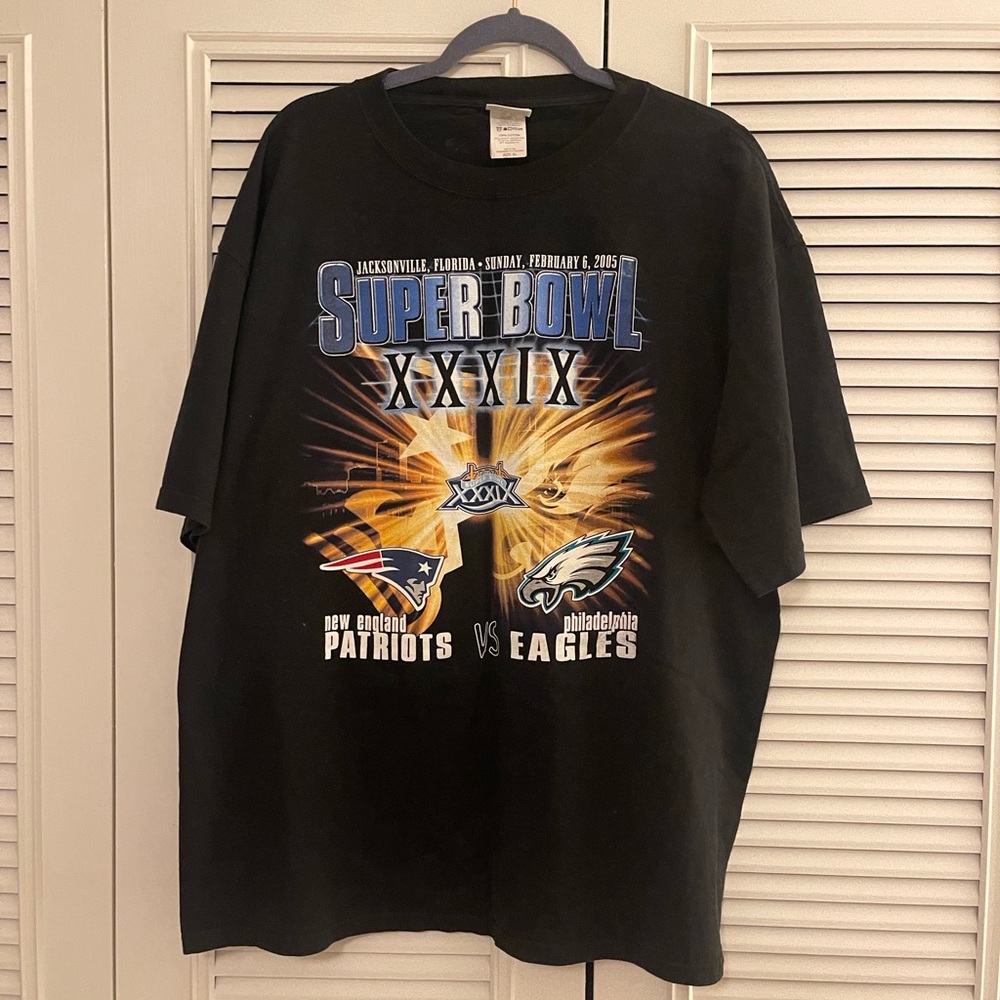SUPER BOWL XXXIX Vintage XL Tshirt